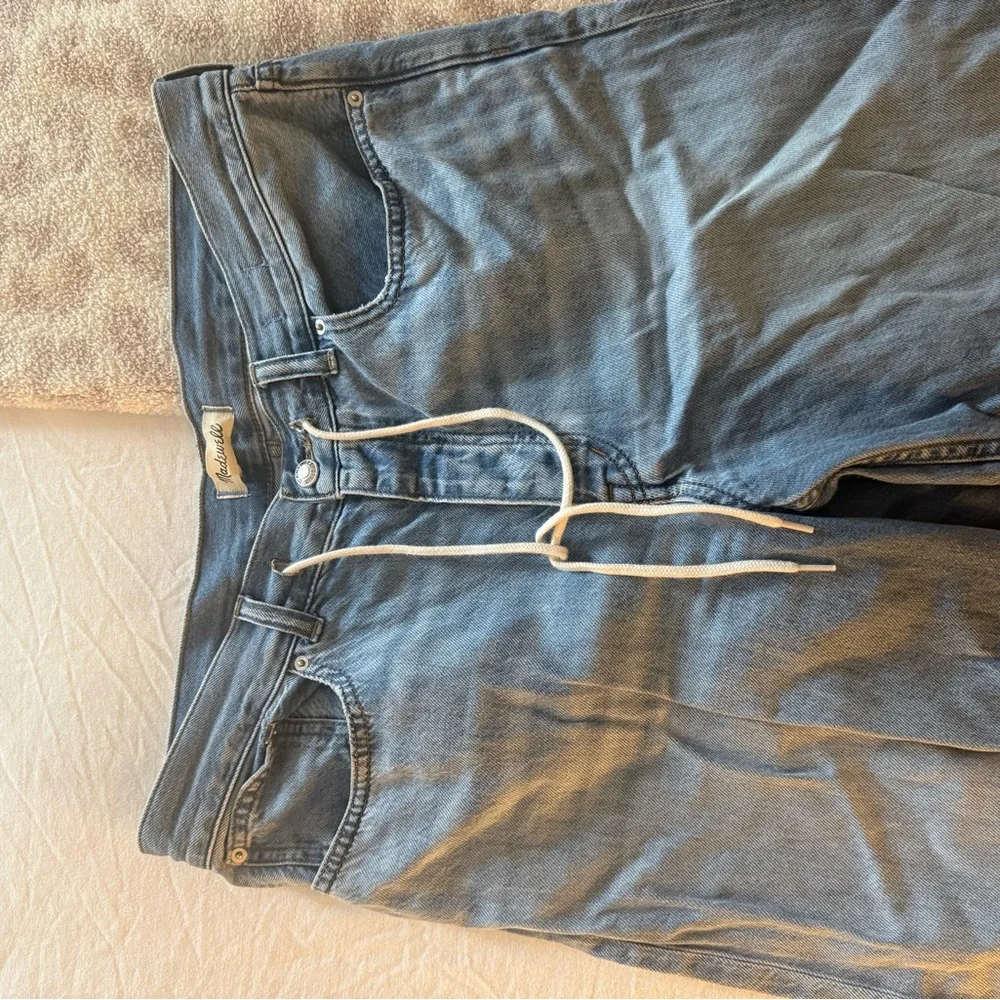 Madewell Low rise baggy Jeans with tie - Picture 5 of 5